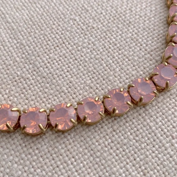 Clare V Gold and Pink Beaded Necklace - Picture 4 of 6